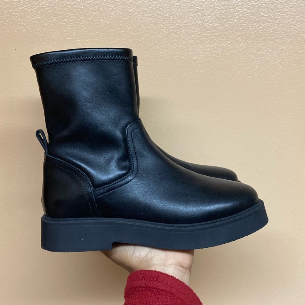 Coach And Four Kaity Bootie “Triple Black” Made In Italy